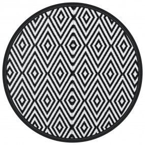 Outdoor Carpet White and black Polypropylene (PP) Mediu...