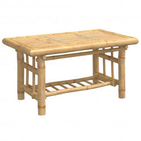 Coffee Table Natural Bamboo Bamboo Medium Coffee Table