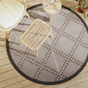 Outdoor Carpet Brown Polypropylene (PP) 63 in Reversibl...