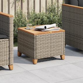 Garden Table Gray and brown