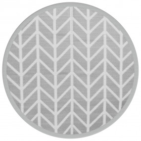Outdoor Carpet Grey Polypropylene (PP) 47.2 in diameter...