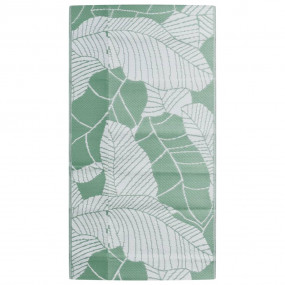 Outdoor Carpet Green Polypropylene 31.5 x 59.1 in Rever...