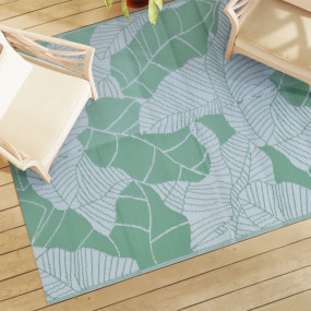 Outdoor Carpet Green Polypropylene (PP) 63.0 x 90.6 in ...