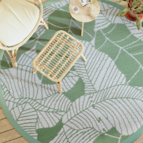 Outdoor Carpet Green and Black Polypropylene (PP) 79 in...