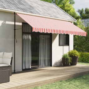 Replacement Awning Fabric Red and White