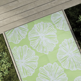 Outdoor Carpet Green Polypropylene 47.2 x 70.9 in Rever...