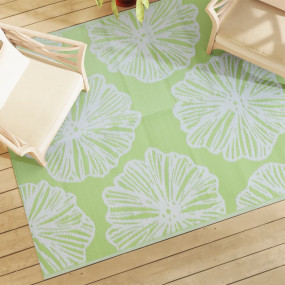 Outdoor Carpet Green Polypropylene 63 x 90.6 in