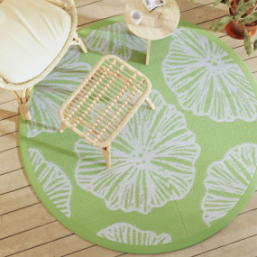 Outdoor Carpet Green Polypropylene (PP) 63 in diameter ...