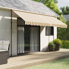 Replacement Awning Fabric Multicolor 100% Polyester wit...