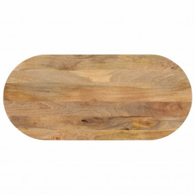Table Top Natural Wood Solid Mango Wood 55.1 x 19.7 in ...