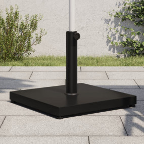 Parasol Base Black Steel Medium Adjustable Feet Parasol...
