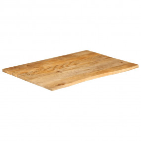 Table Top Natural Mango Wood Solid Mango Wood 39.4 x 31...