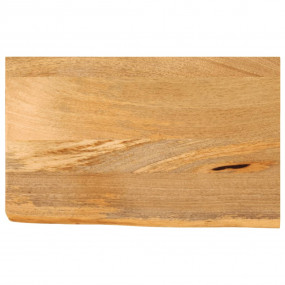 Table Top Natural wood Solid mango wood 15.7x7.9 in Sim...