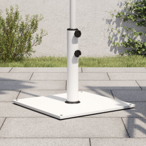 Parasol Base White Steel base Medium Adjustable Armrest...
