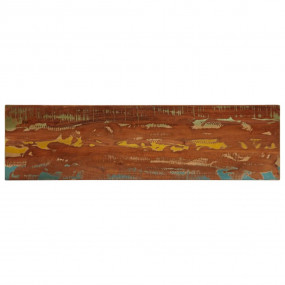 Table Top Mixed Color Solid reclaimed wood 39.4 x 7.9 x...