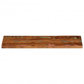 Table Top Multicolor Solid reclaimed wood 35.4 x 11.8 x...