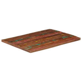 Table Top Mixed colors Solid reclaimed wood 35.4x31.5 i...
