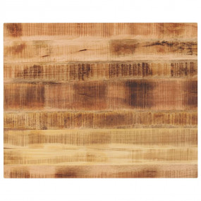 Table Top Natural Wood Solid mango wood 35.4x31.5 Durab...