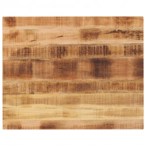 Table Top Natural wood Solid rough mango wood 39.4x31.5...