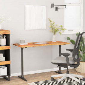 Desk Top Natural Solid acacia wood Medium Durable Desk ...