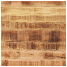 Table Top Natural wood Solid rough mango wood 31.5x31.5...
