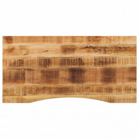 Desk Top Rough Mango Solid Mango Wood 47.2 x 19.7 in Si...