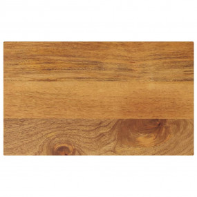 Table Top Oak Solid mango wood 15.7x7.9 in Durable Tabl...