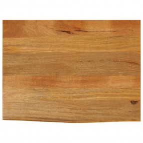 Table Top Oak Solid mango wood Medium  Wood Grain  Rect...
