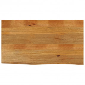 Table Top Natural wood Solid mango wood with an oak fin...