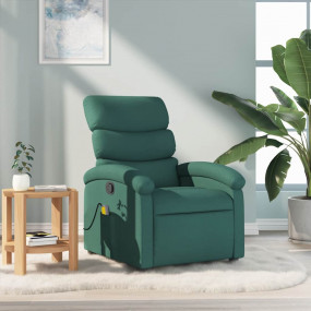 Massage Recliner Chair Dark Green