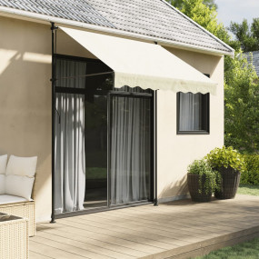 Retractable Awning Cream and Anthracite