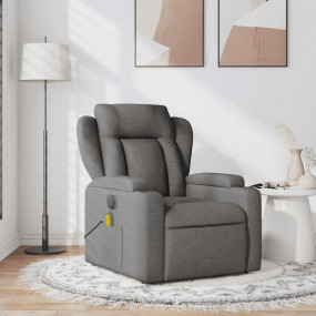 Massage Recliner Chair Dark Grey