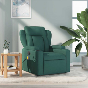 Massage Recliner Chair Dark Green
