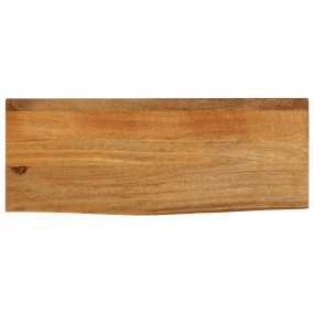 Table Top Oak Solid mango wood 31.5 x 7.9 in Durable Ta...