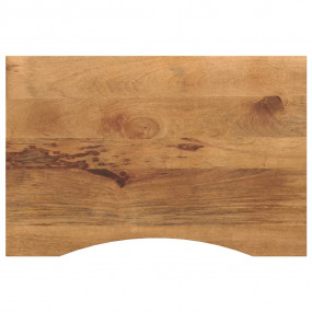 Desk Top Brown Solid rough mango wood Medium Sleek Desk...