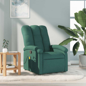 Massage Recliner Chair Dark Green