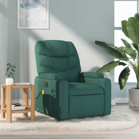 Massage Recliner Chair Dark Green