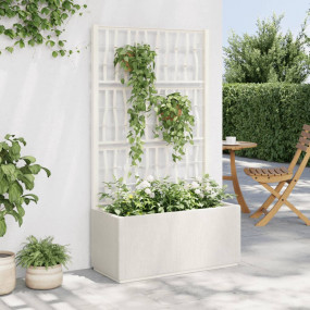 Garden Planter White Polypropylene Large Planters