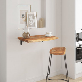 Wall Shelf Natural wood tones Solid acacia wood Medium