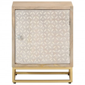 Bedside Cabinet Mango wood natural Solid mango wood and...