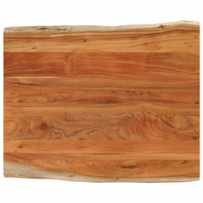 Table Top Natural Solid acacia wood 35.4 x 31.5 in  Dur...