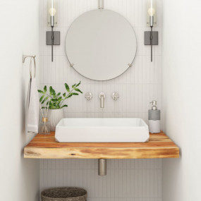 Bathroom Countertop Natural Wood Solid Acacia wood 31.5...