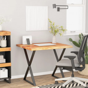 Desk Top Natural wood Solid acacia wood 31.5 x 31.5 in ...