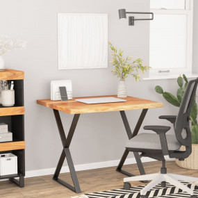 Desk Top Natural Wood Solid Acacia Wood Small Durable D...