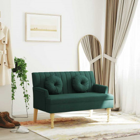 Bench Dark Green Fabric (100% polyester) Medium Bench