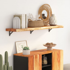 Wall Shelf Natural Acacia Solid Acacia wood