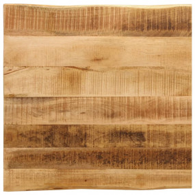 Table Top Natural Mango Wood Solid Mango Wood 23.6x23.6...