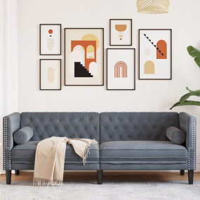 Chesterfield Sofa Dark Grey