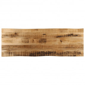 Table Top Natural wood Solid mango wood 43.3 x 15.7 in ...