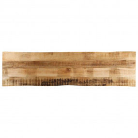 Table Top Natural wood Solid rough mango wood